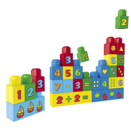 Mega Bloks Build and Learn to Count Bag - ميجا بلوكس - Image 3